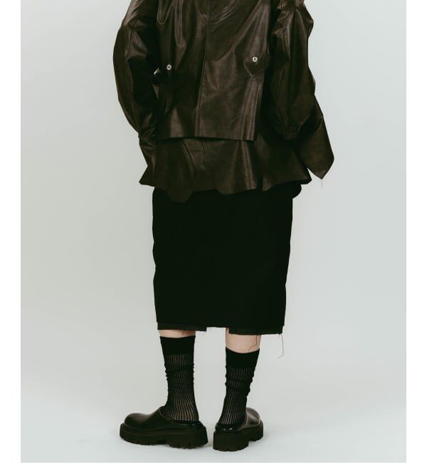 JOINT WORKS「Knuth Marf/クヌースマーフ cut layered mid length skirt」|スカート|