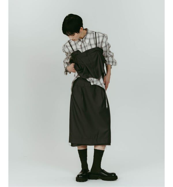 JOINT WORKS「Knuth Marf/クヌースマーフ cut layered mid length skirt」|スカート|