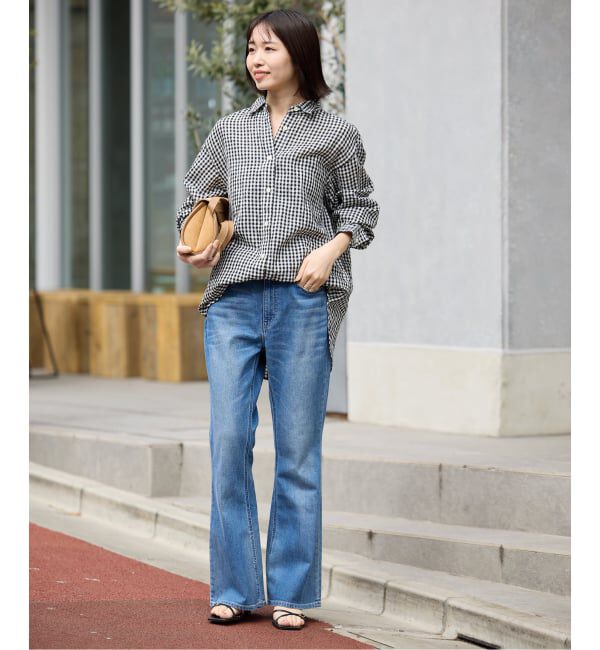 SLOBE IENA「リネンコットンレギュラーシャツ」|シャツ・ブラウス|