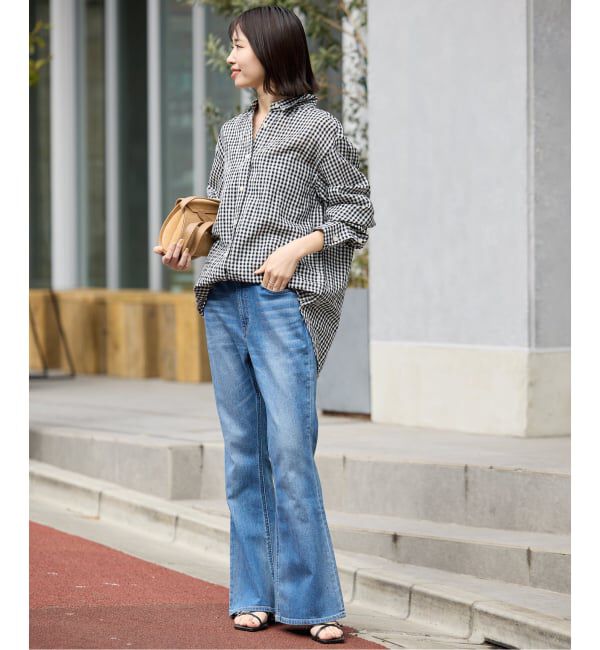 SLOBE IENA「リネンコットンレギュラーシャツ」|シャツ・ブラウス|