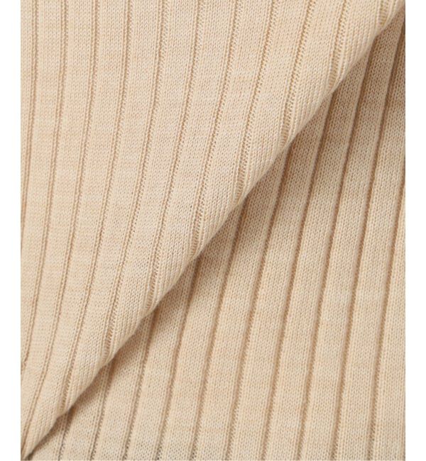 VERMEIL par iena「SLOWOOL Rib クルーネックプルオーバー」|ニット・セーター|