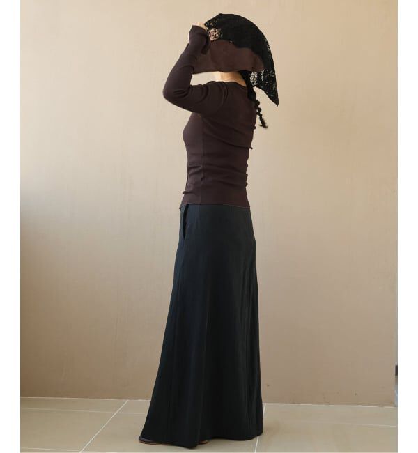 IENA LA BOUCLE「IENA LA BOUCLE Iラインスカート」|スカート|