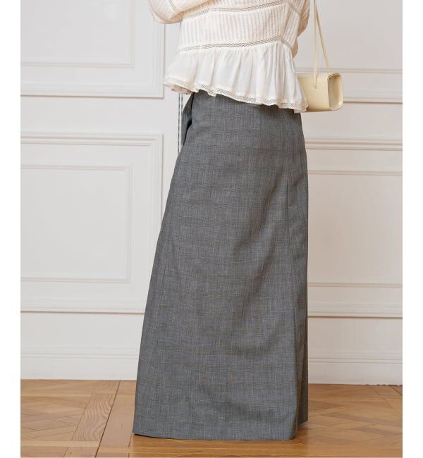 IENA LA BOUCLE「IENA LA BOUCLE Iラインスカート」|スカート|