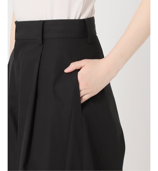 IENA LA BOUCLE「IENA LA BOUCLE コットンウェザーバレルパンツ」|スラックス|