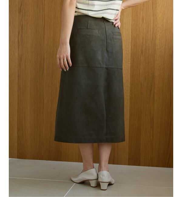 IENA LA BOUCLE「IENA LA BOUCLE GOATLEATHER スカート」|スカート|