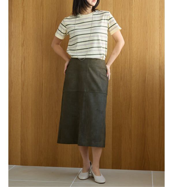 IENA LA BOUCLE「IENA LA BOUCLE GOATLEATHER スカート」|スカート|