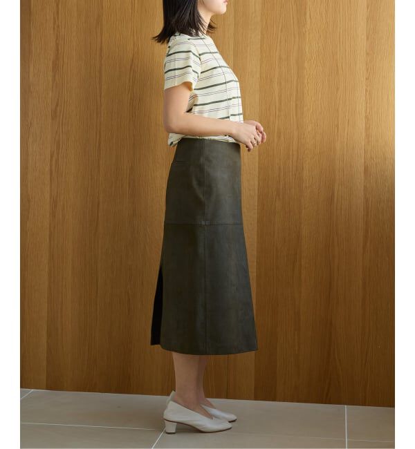 IENA LA BOUCLE「IENA LA BOUCLE GOATLEATHER スカート」|スカート|