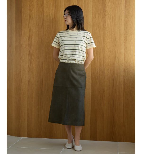 IENA LA BOUCLE「IENA LA BOUCLE GOATLEATHER スカート」|スカート|