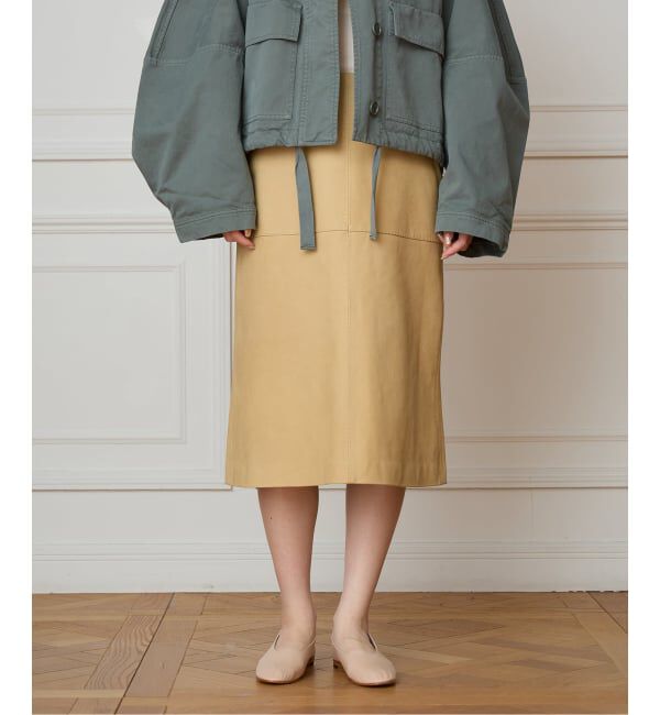 IENA LA BOUCLE「IENA LA BOUCLE GOATLEATHER スカート」|スカート|