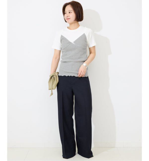 SLOBE IENA「テレコレースキャミ」|Tシャツ・カットソー|