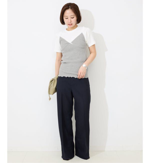 SLOBE IENA「テレコレースキャミ」|Tシャツ・カットソー|