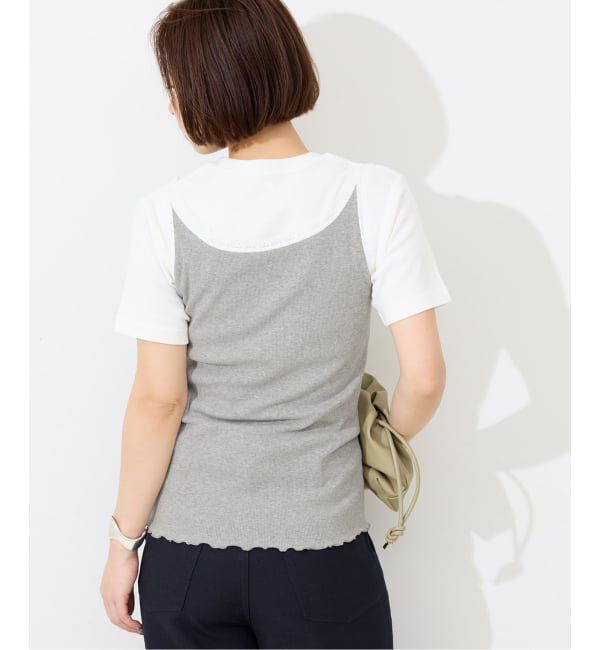 SLOBE IENA「テレコレースキャミ」|Tシャツ・カットソー|