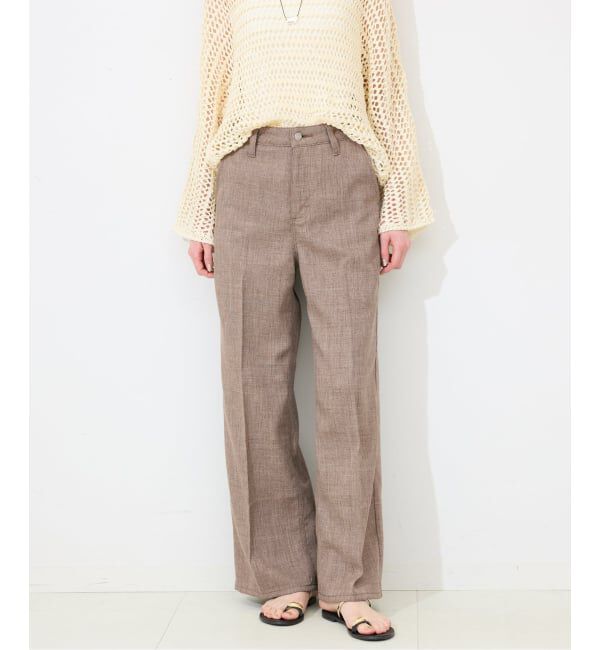 SLOBE IENA「Wrangler/ラングラー SLOBE別注 ワイドランチャー」|スラックス|