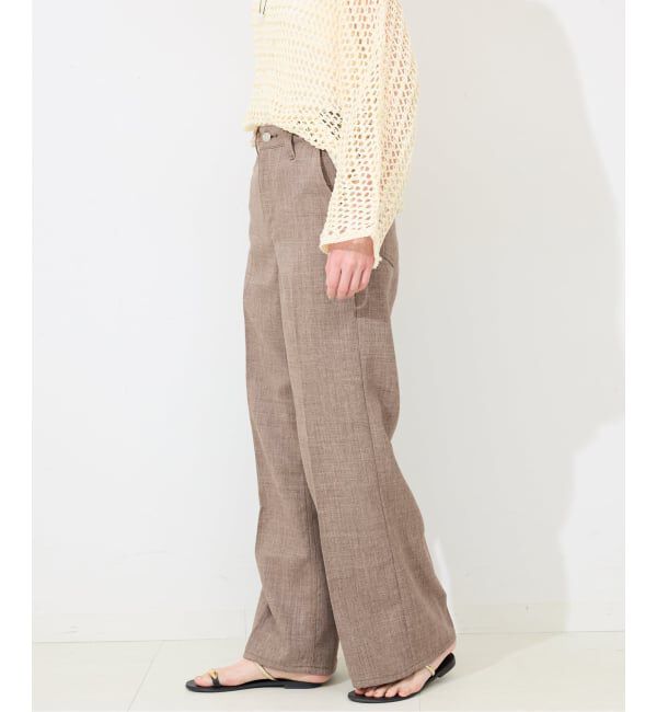 SLOBE IENA「Wrangler/ラングラー SLOBE別注 ワイドランチャー」|スラックス|