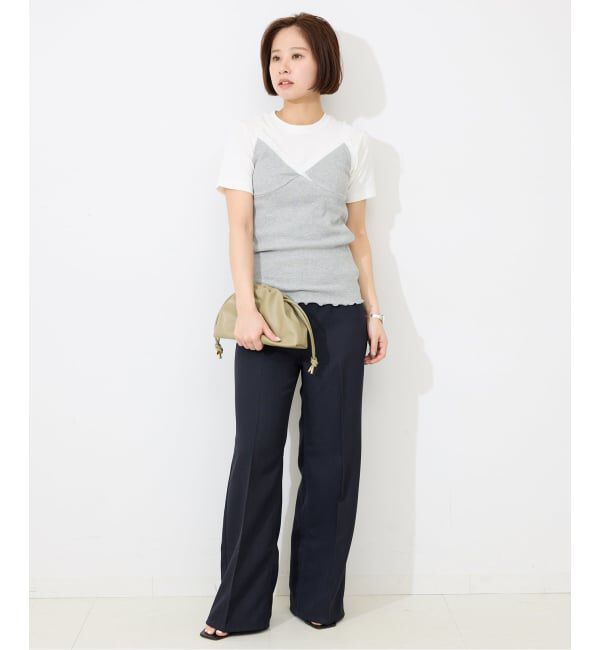 SLOBE IENA「Wrangler/ラングラー SLOBE別注 ワイドランチャー」|スラックス|