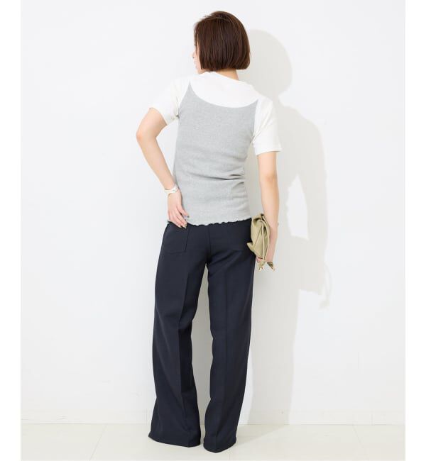 SLOBE IENA「Wrangler/ラングラー SLOBE別注 ワイドランチャー」|スラックス|