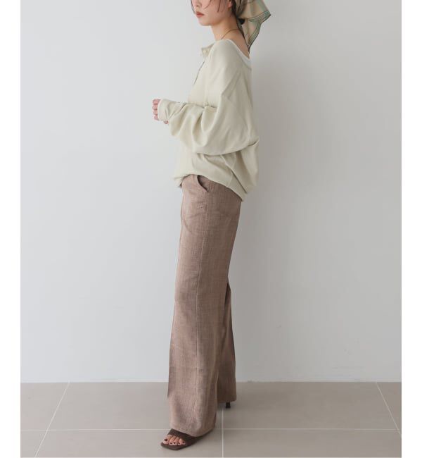 SLOBE IENA「Wrangler/ラングラー SLOBE別注 ワイドランチャー」|スラックス|