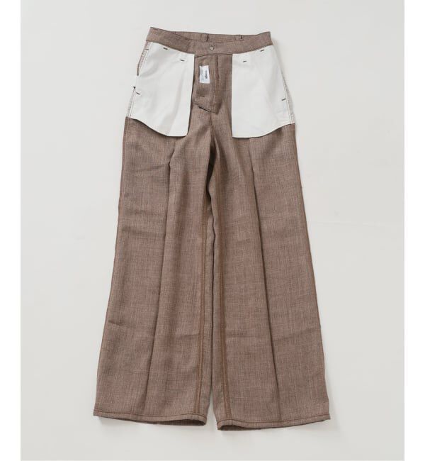 SLOBE IENA「Wrangler/ラングラー SLOBE別注 ワイドランチャー」|スラックス|