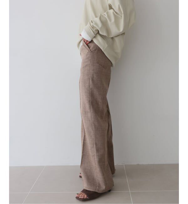 SLOBE IENA「Wrangler/ラングラー SLOBE別注 ワイドランチャー」|スラックス|