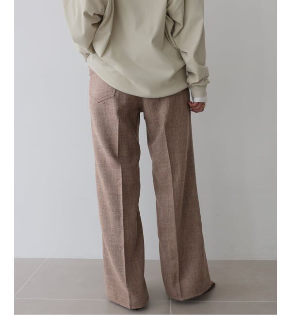 SLOBE IENA「Wrangler/ラングラー SLOBE別注 ワイドランチャー」|スラックス|