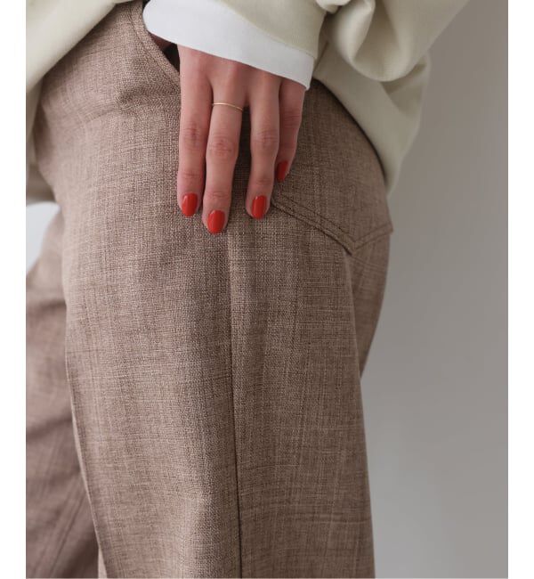 SLOBE IENA「Wrangler/ラングラー SLOBE別注 ワイドランチャー」|スラックス|