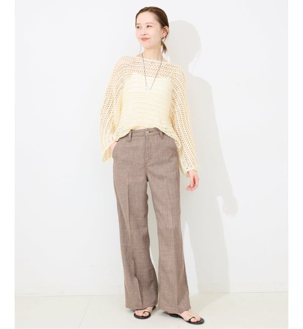 SLOBE IENA「Wrangler/ラングラー SLOBE別注 ワイドランチャー」|スラックス|