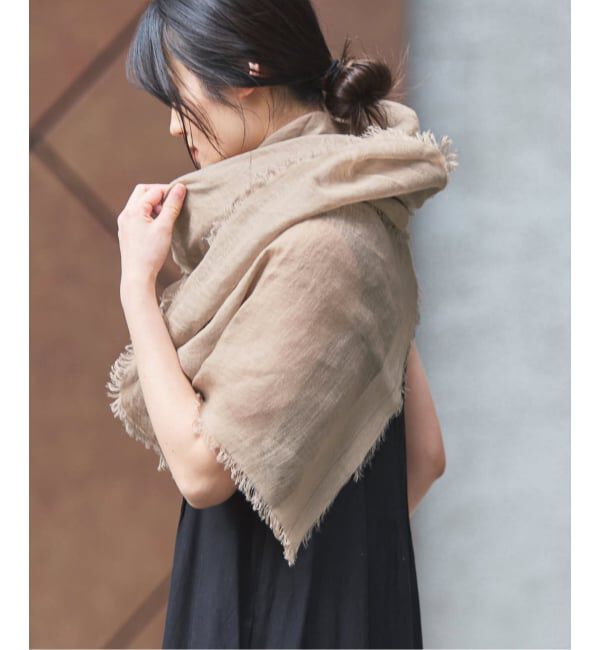 IENA「NIMNIMDUAI/ニムニムデュアイ PLAIN GAUZE STOLE ストール」|ストール|