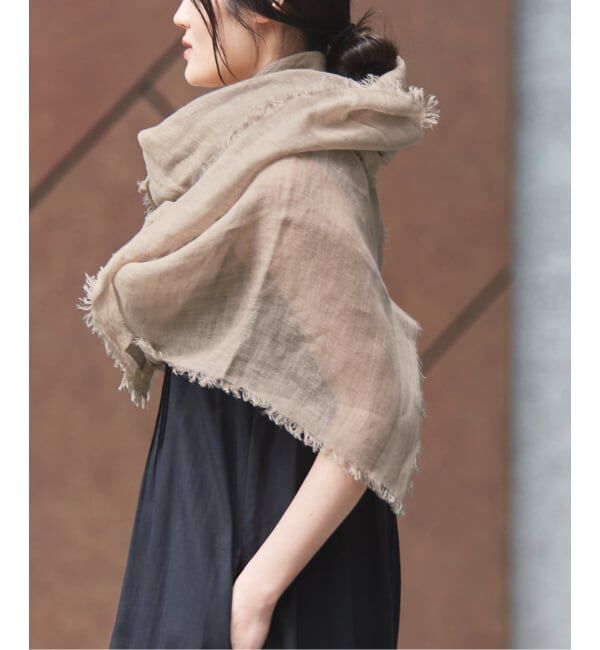 IENA「NIMNIMDUAI/ニムニムデュアイ PLAIN GAUZE STOLE ストール」|ストール|