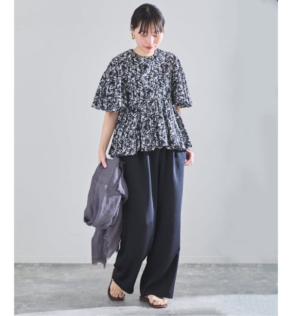 IENA「NIMNIMDUAI/ニムニムデュアイ PLAIN GAUZE STOLE ストール」|ストール|