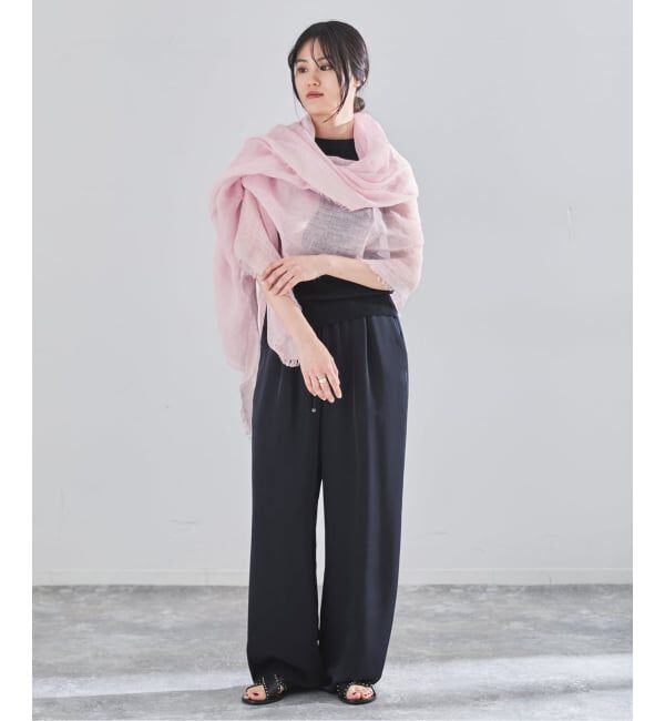 IENA「NIMNIMDUAI/ニムニムデュアイ PLAIN GAUZE STOLE ストール」|ストール|