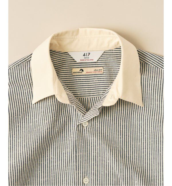417 EDIFICE「【SIDOGRAS / シドグラス】LE JAPON ATELIER Akita シャツ」|シャツ・ブラウス|