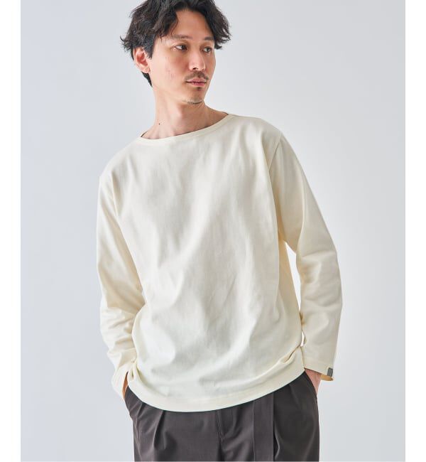 EDIFICE「LOOPWHEELER for LOWERCASE 別注 天竺ボートネック」|Tシャツ・カットソー|