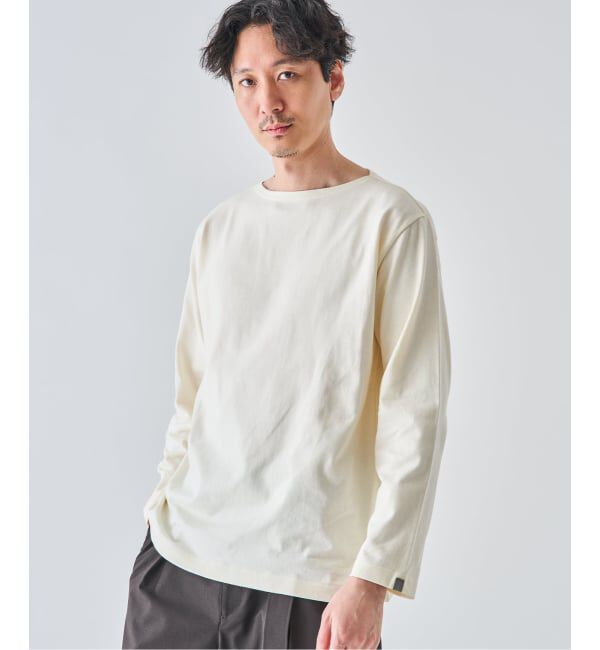 EDIFICE「LOOPWHEELER for LOWERCASE 別注 天竺ボートネック」|Tシャツ・カットソー|