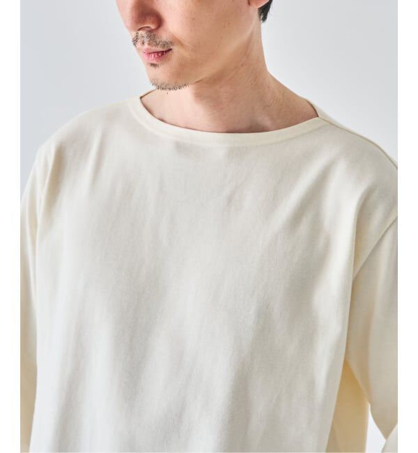 EDIFICE「LOOPWHEELER for LOWERCASE 別注 天竺ボートネック」|Tシャツ・カットソー|