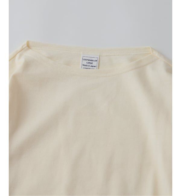 EDIFICE「LOOPWHEELER for LOWERCASE 別注 天竺ボートネック」|Tシャツ・カットソー|