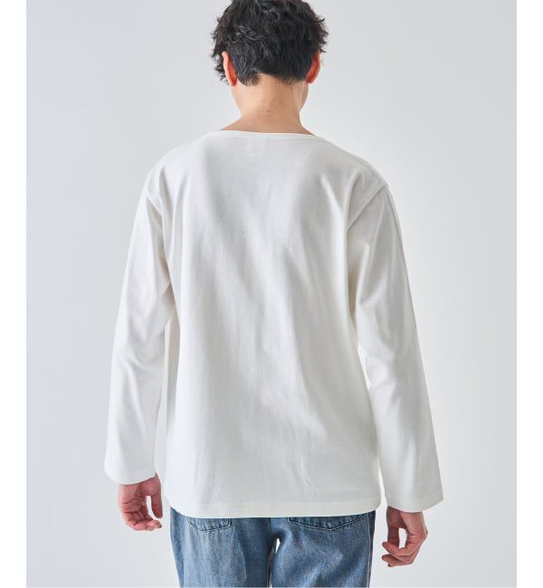 EDIFICE「LOOPWHEELER for LOWERCASE 別注 天竺ボートネック」|Tシャツ・カットソー|