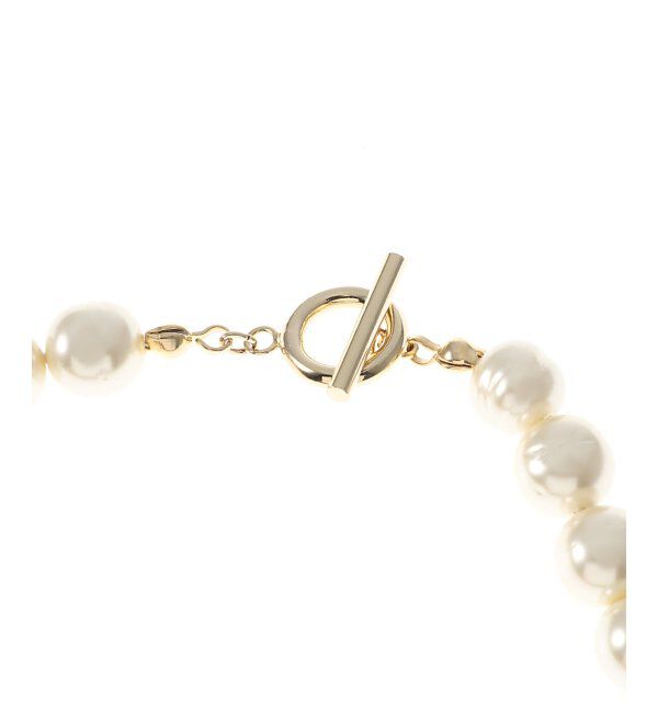 JOURNAL STANDARD relume「《追加》RELUME 大粒ガラスパールネックレス40CM」|ネックレス|