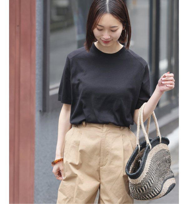 JOURNAL STANDARD relume「【MULTI FUNC+】UVカット / 接触冷感 / ドライタッチプルオーバー」|ニット・セーター|ブラック