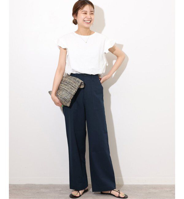 JOURNAL STANDARD relume「《追加》コットンリネンツイルベイカーパンツ」|カーゴ|