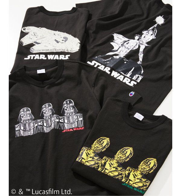 JOURNAL STANDARD relume「【スター・ウォーズ】&times; CHAMPION 別注 T1011 プリントTシャツ」|Tシャツ・カットソー|
