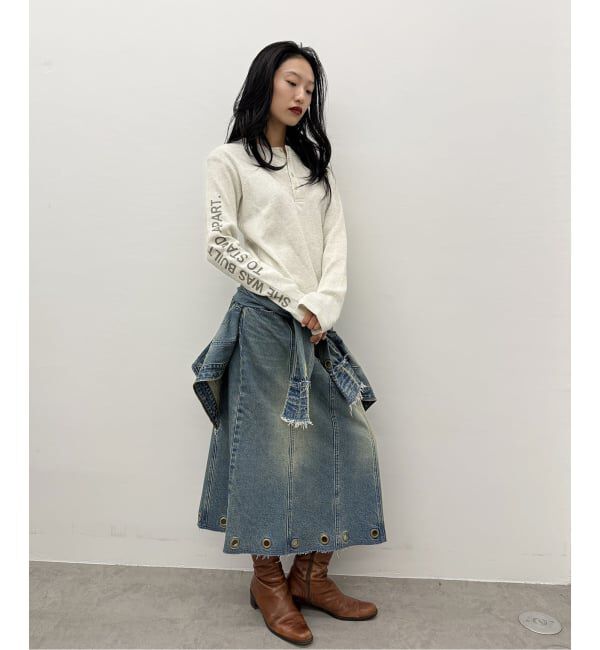 Oriens JOURNAL STANDARD「アイレットデニムスカート」|スカート|