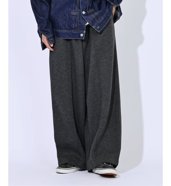 JOURNAL STANDARD「ダブル フェイス モダン ワイド パンツ」|その他|グレー