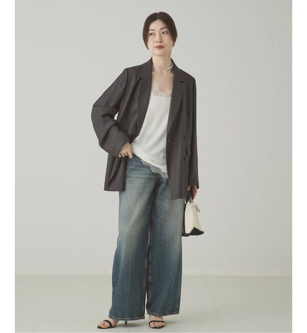 journal standard L'essage「《セットアップ可》アイアスダブルブレステッドジャケット」|テーラードジャケット|