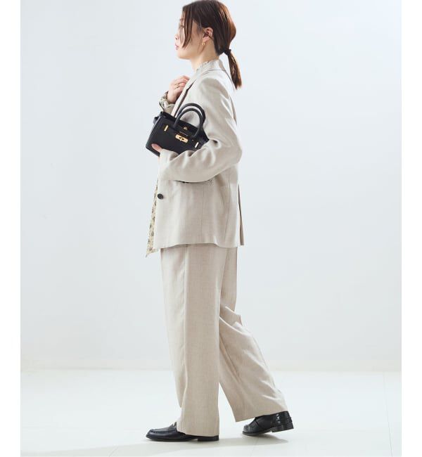 journal standard L'essage「《セットアップ可》アイアスダブルブレステッドジャケット」|テーラードジャケット|