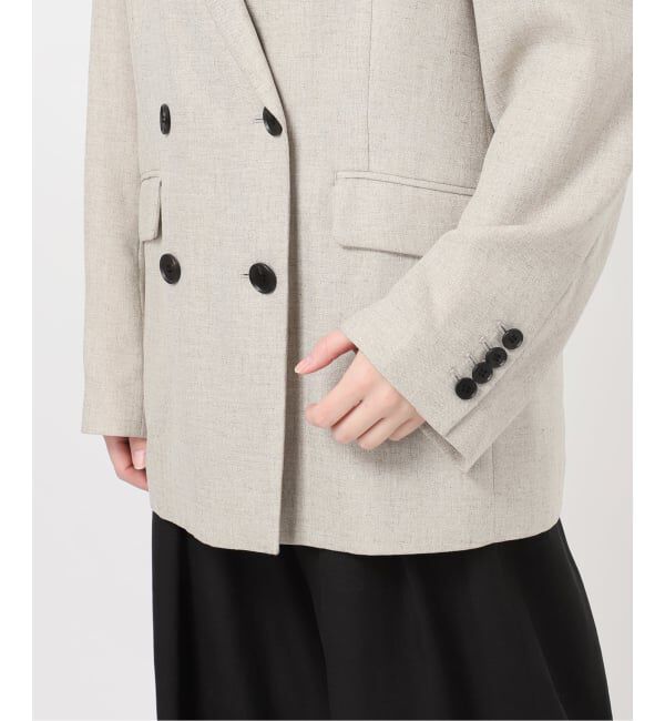 journal standard L'essage「《セットアップ可》アイアスダブルブレステッドジャケット」|テーラードジャケット|
