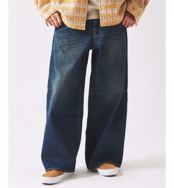 JOURNAL STANDARD relume「スモーキーデニム 11oz ワイド エンジニアド パンツ」|デニム|