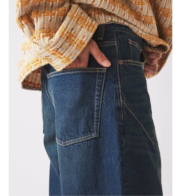 JOURNAL STANDARD relume「スモーキーデニム 11oz ワイド エンジニアド パンツ」|デニム|