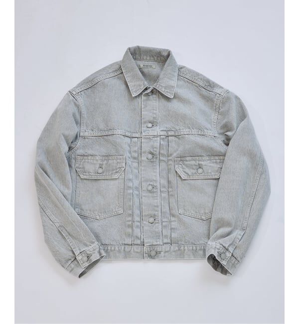 JOURNAL STANDARD relume「＜Relume Jeans＞ コーンデニム カツラギ トラッカージャケット」|デニムジャケット|ブラック B