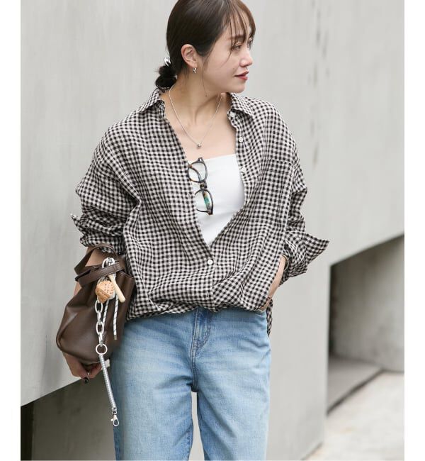 JOURNAL STANDARD「《追加2》ゼフィールリネン2WAYシャツ」|シャツ・ブラウス|