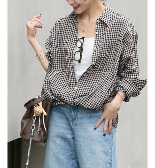 JOURNAL STANDARD「《追加2》ゼフィールリネン2WAYシャツ」|シャツ・ブラウス|